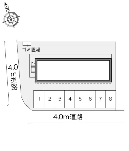 ★手数料０円★武蔵村山市神明　月極駐車場（LP）